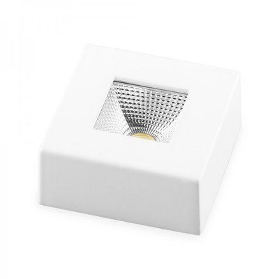 Світильник LED FERON AL521 COB 5W квадратний, білий 360Lm 4000K 60*30mm 6065f фото