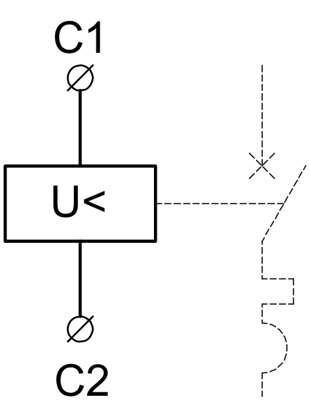 Розчіплювач мінімальної та максимальної напруги F/UV АС 230V, 50/60Hz (правий) для FB2-63 STANDART, FB3-63 EVO, FB3-125 EVO F/UV230R фото