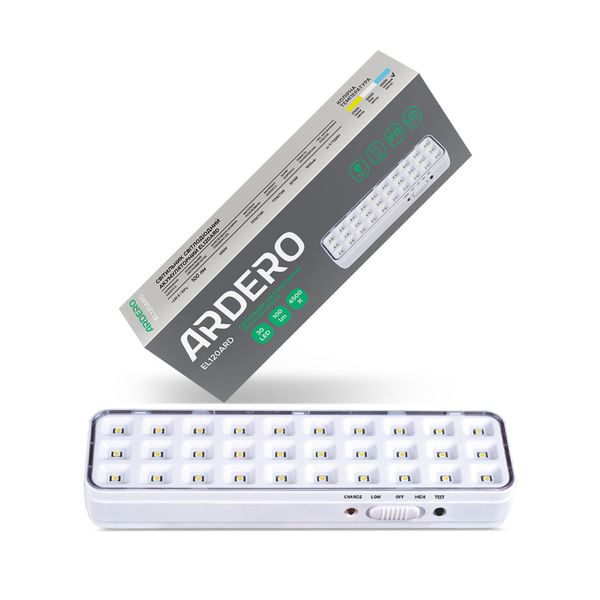 Акумуляторний світильник EL120ARD 30LED білий 200*55*30 мм ARDERO 8023f фото