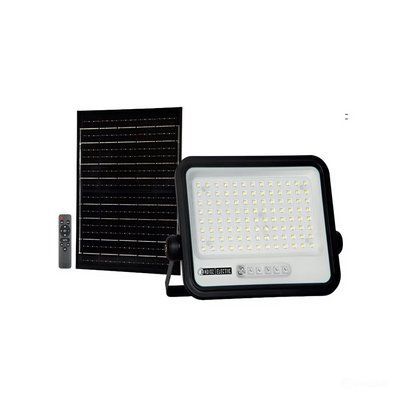 Прожектор на солнечной панели SMD LED TIGER PRO-200 3CCT 200W 1700Lm IP65 черный HOROZ 068-012-2200-010 фото