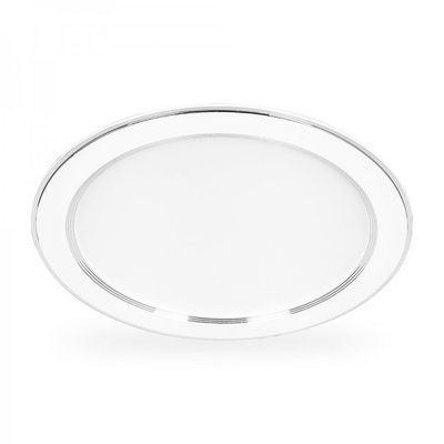 Світильник вбудований LED FERON AL527 18W коло, білий 1440Lm 5000K 188*28mm 4738f фото
