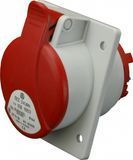 Розетка вбудована 16A 4 полюси IP44, SEZ IEN1643 фото