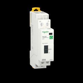 Контактор Resi9 1P+N 20A 2NO АС 220В, Schneider Electric R9C20220 фото