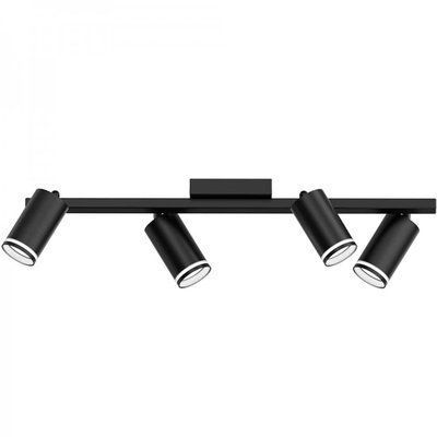 Світильник LED ARDERO ML348-4X MR16/GU10, під лампу чорний, четверний, поворотний, 600*146*142мм 8269f фото