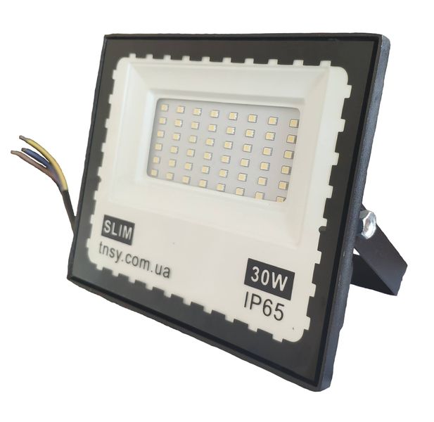 Прожектор LED 30W Ultra Slim 220V 2500Lm 6500K IP65 SMD TNSy5000009 фото