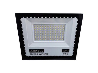 Прожектор LED 100W Ultra Slim 220V 9000Lm 6500K IP65 SMD TNSy5000011 фото