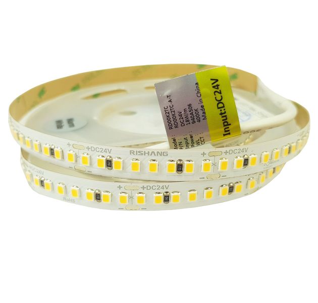 LED стрічка нейтральна біла 18Вт 24V 4000К (240) RD00K2TC-A 4000K CRI90, 2275Lm NW 3м/уп IP33 RISHANG 9435SV фото