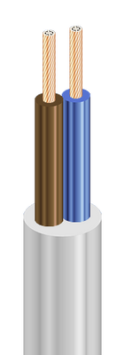 Провод ПВС 2х0,75 Интерэлектро ІЕ13068 фото