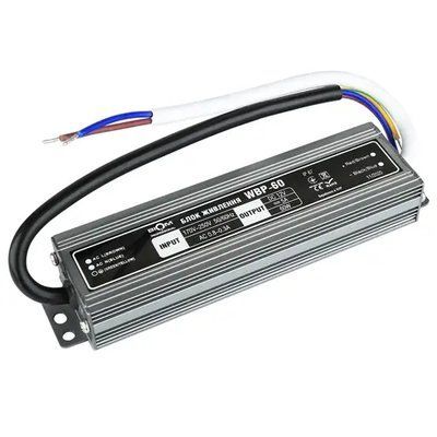 Блок живлення вологозахищений 12В 60W 5А IP67 Professional BIOM WBP-60-12 фото