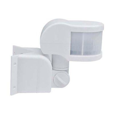Датчик руху кутовий 220 гр. 1200W IP44 білий FERON 2404f фото