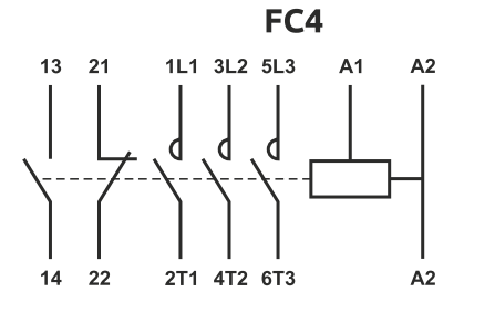 Магнітний пускач FC4 63А Uкот=АС400V, Промфактор FC40063400 фото