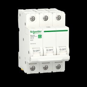 Автоматичний вимикач Schneider Electric Resi9, 3п, 32A, кат.B R9F02332 фото