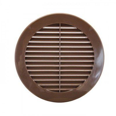 Вентиляционная решетка KRO d 125/brown DOSPEL 007-0320 фото