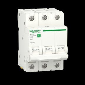 Автоматичний вимикач Schneider Electric Resi9, 3п, 50A, кат.B R9F02350 фото