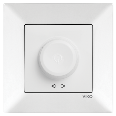 Світлорегулятор 6-100w для LED ламп білий VI-KO MERIDIAN 90970429-WH фото