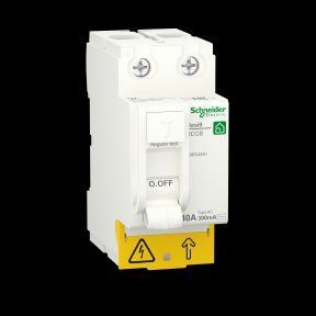 Дифференциальное реле, УЗО 2п 40A 300mA, AC, Schneider Electric Resi9 R9R54240 фото