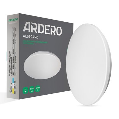 Светильник LED ARDERO AL560ARD 32W круг накладной матовый 2400Lm 5000K 385*55mm 7968f фото