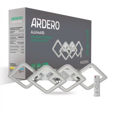 Люстра DECOR TM ARDERO AL6144ARD 72W 5760Lm 3000K-6500K 900*260*150mm MADEIRA 8482f фото