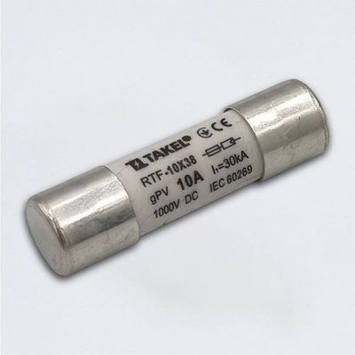Плавка вставка предохранителя RTF 10х38 10А 1000V DC TAKEL 514751TL фото