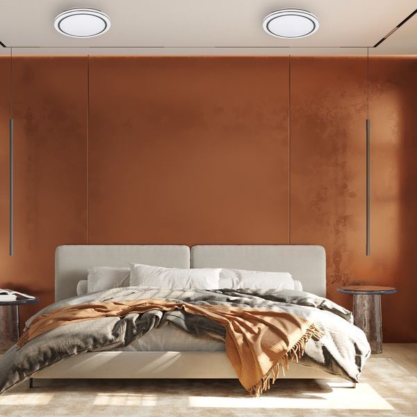 Светильник LED ARDERO AL562ARD 24W круг накладной звездное небо 1800Lm 5000K 330*60mm 8009f фото