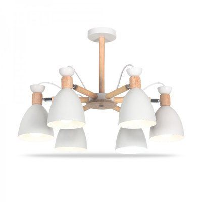 Люстра DECOR TM ARDERO AL6196-1ARD 6*E27*40W 650*430mm белый SCANDY 7930f фото