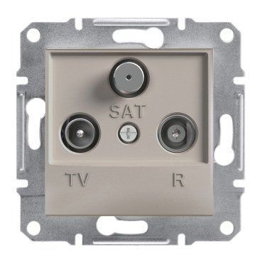 TV-R-SAT РОЗЕТКА КОНЦЕВАЯ ASFORA БРОНЗА EPH3500169 фото