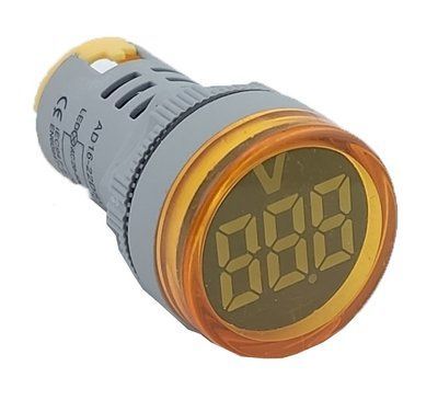 Вольтметр AD22V 60-500В АC желтый TNSy TNSy5503352 фото
