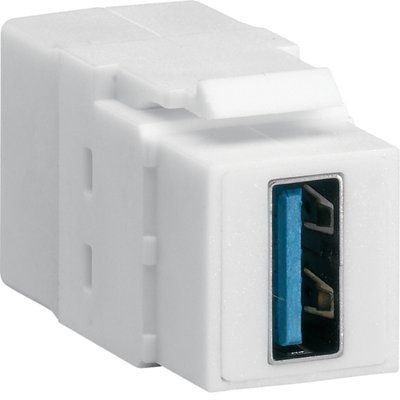 Модуль Keystone USB 3.0, прямое соединение, Hager VZ30US фото