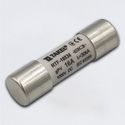 Плавка вставка запобіжника RTF 10х38 16А 1000V DC TAKEL 514756TL фото