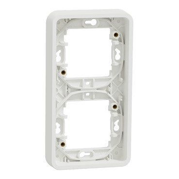 MUREVA S РАМКА 2-постова вертикальна, БІЛИЙ, IP55, Schneider electric MUR39151 фото