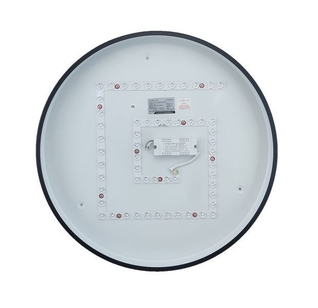 Светильник LED-PANEL-Round-D500-50-3000K/4000K/6500K-38W-220V-3800L XG-07-035 черный TNSy5000684 фото