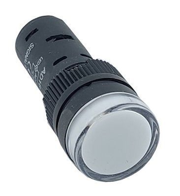 Індикатор TNSy AD16DS d16mm 230В AC біла TNSy TNSy5500241 фото