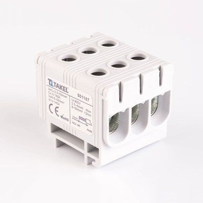 Клемма силовая вводная тройная UTB 6-50, серый 501167TL фото