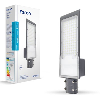 Світильник консольний FERON SP3033 100W 6500K 230V IP65 7453f фото