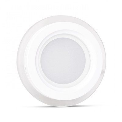 Світильник вбудований LED FERON AL2110 30W 2400Lm 4000K круглий, вбудований зі склом 300х36mm 4451f фото