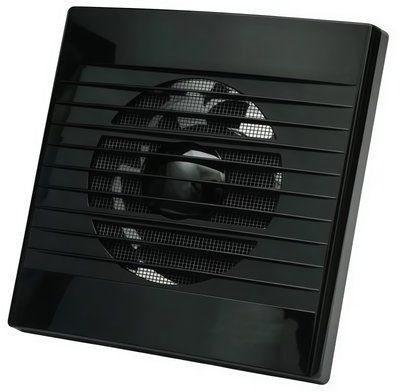 DOSPEL Вентилятор D=100mm BOREY BLACK 100 S (100 м куб) 008-0100B фото