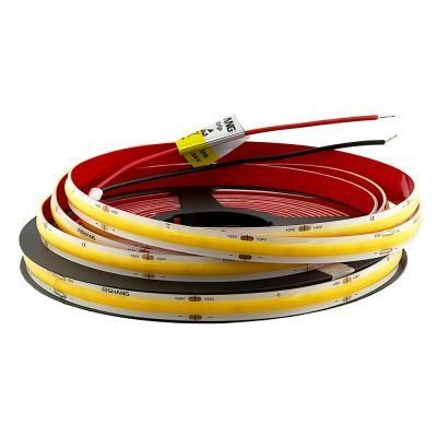 LED лента Теплая белая COB 10Вт 24V (320) 3000K WW RMP801EC-A CRI90, герметичная IP54 Силикон RISHANG 19972SV фото