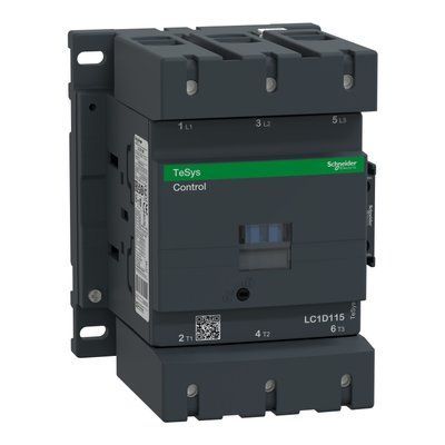 Schneider Electric Контактор 115A, доп. 1NC+1NO, AC220V, Schneider electric LC1D115M7 фото