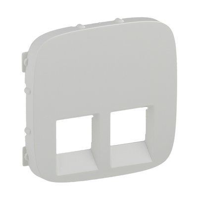 Valena ALLURE Лицевая панель розетки RJ11+RJ45 Белый 755425 фото