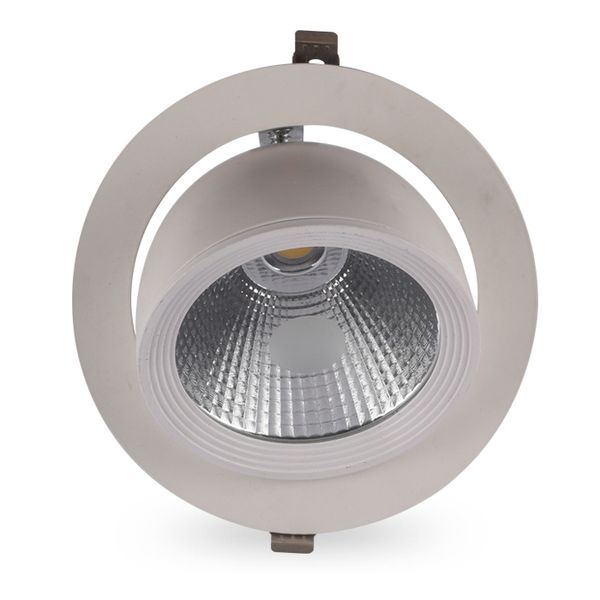 Светильник встраиваемый LED FERON AL250 COB 18W белый 1530Lm 4000K IP20 45град 165*125 (150) mm 6334f фото