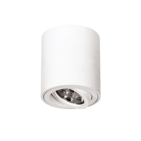 Светильник FERON ML302 MR16/GU10 белый, круг, поворотный, 80*90мм 6536f фото