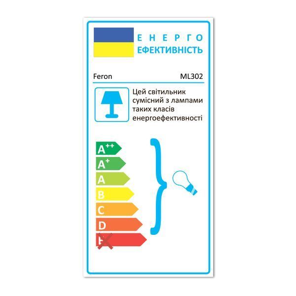 Светильник FERON ML302 MR16/GU10 черный, круг, поворотный, 80*90мм 6537f фото