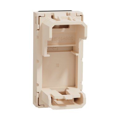 Накладка для комп'ютерної розетки RJ45, 1 модуль, бежевий, Unica NEW NU941044 фото