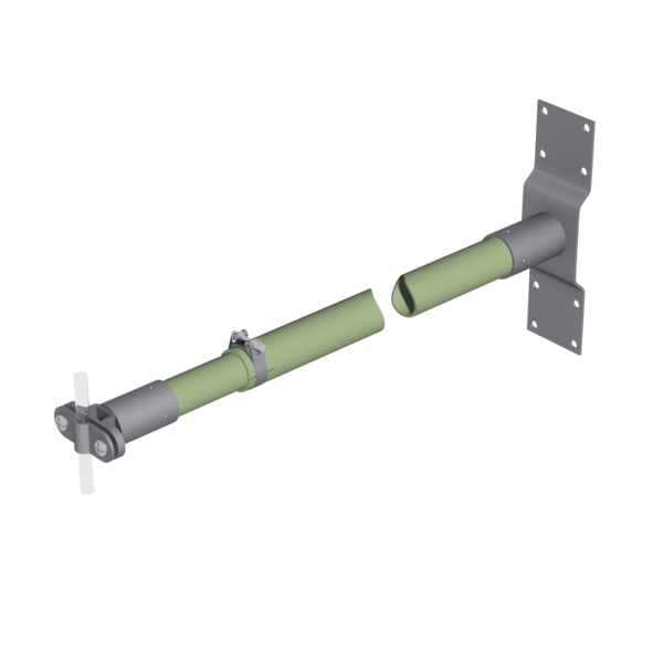 Штанга ізоляційна регульована D08 L500-850 Pl/Al H25/1 LL325019 фото