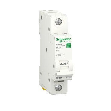 Автоматичний вимикач Schneider Electric Resi9, 1п, 10A, кат.B R9F02110 фото