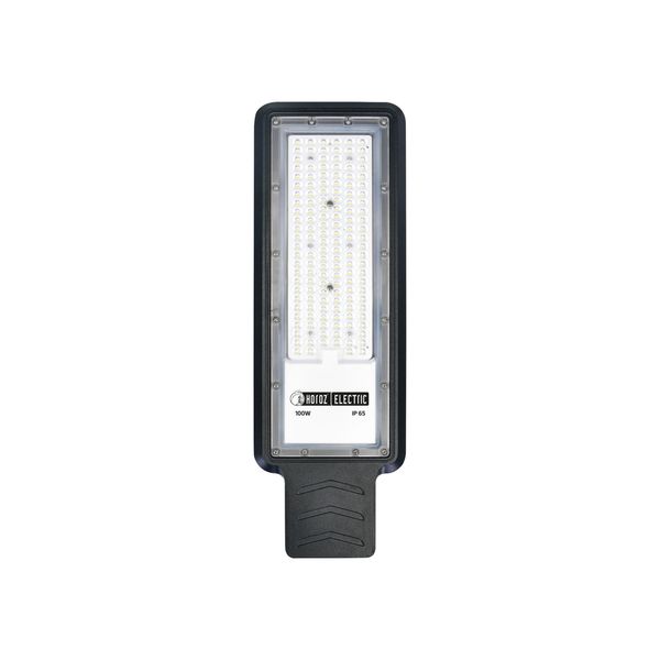 Світильник консольний VEGAS-100 SMD LED 100W 6400K 11680Lm 100-265V IP65 462x139мм. d-50-55 чорний/20 HOROZ 074-013-0100-020 фото