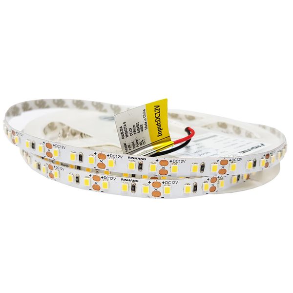 LED стрічка, нейтральна біла, 8,6 Вт 12V 4000К (120) RN08C0TA-B e-pcb, 818Lm NW (7598) RISHANG 7598SV фото