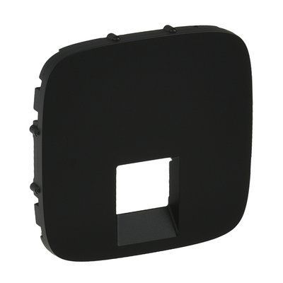 Valena ALLURE Лицевая панель розетки RJ11/RJ45 Антрацит 755418 фото