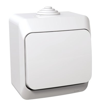 CEDAR PLUS Переключатель 1-кл. IP-44 (белый) Schneider electric WDE000560 фото