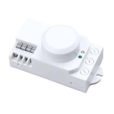 Датчик руху мікрохвильовий HOROZ POLO (360 білий) 1200W IP20 (12м) 088-001-0007-010 фото